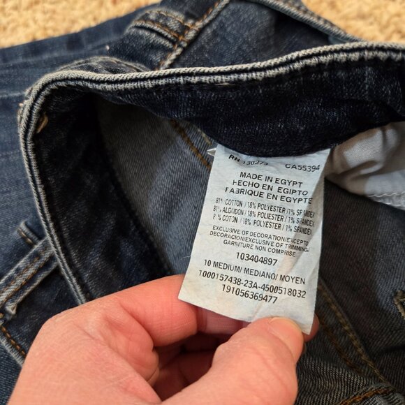 Lee Jeans Womens 10 Denim Straight Leg Relaxed Fit High-Rise Stretch - Picture 6 of 10